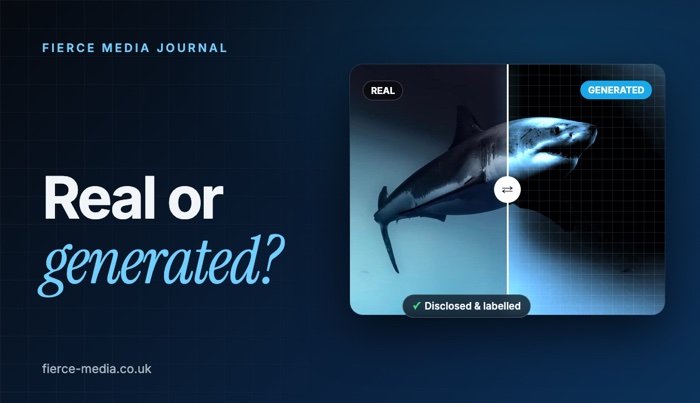 Real or generated? Using AI images and video without losing trust