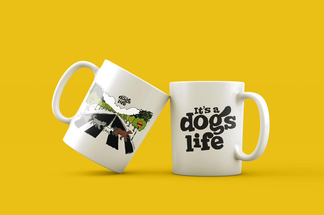 It's a dog's life ceramic mugs