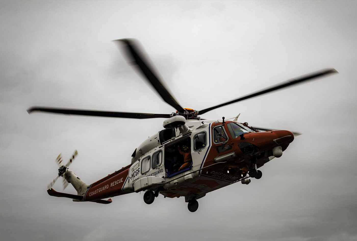 Sikorsky S-92 landing