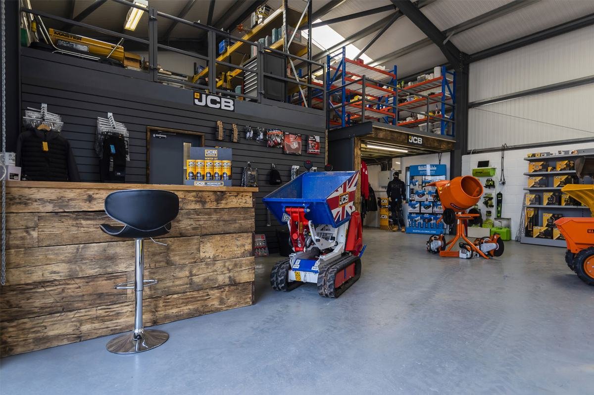 Inside the J S Winder tool and plant hire shop